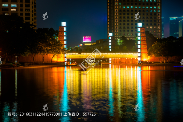 千燈湖夜景