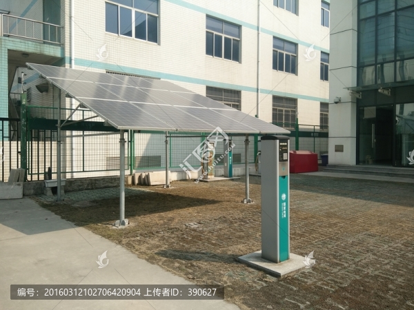 電動汽車充電站,太陽能電池
