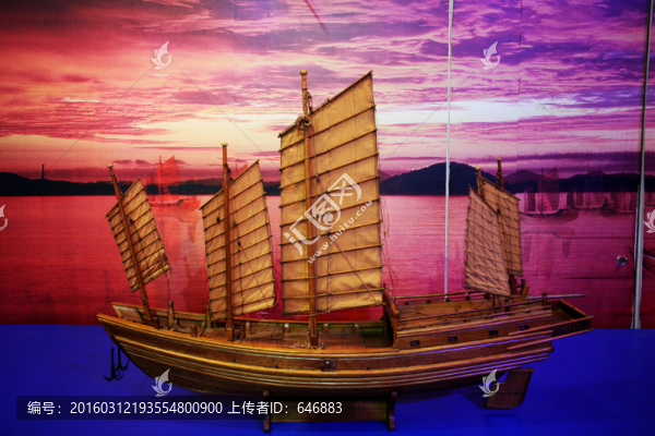 一帆風(fēng)順,古帆船