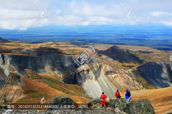 長(zhǎng)白山主峰火山地貌
