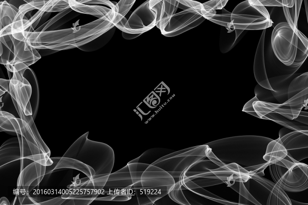 綢帶,煙幕,水墨