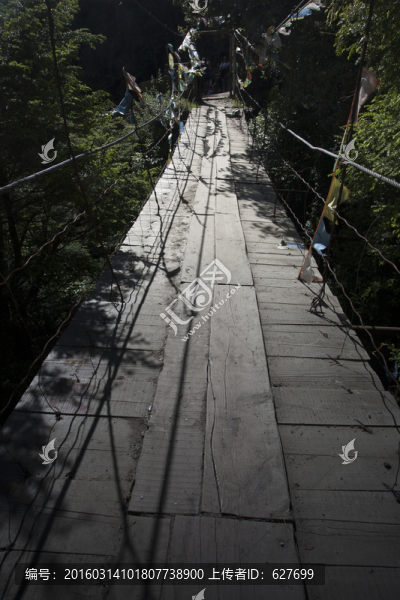 木頭吊橋