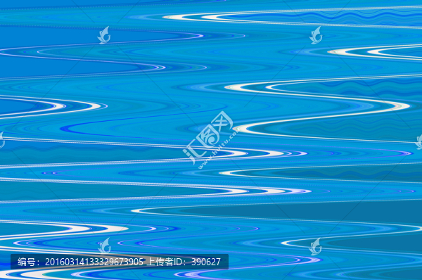 藍色水波紋（未分層）