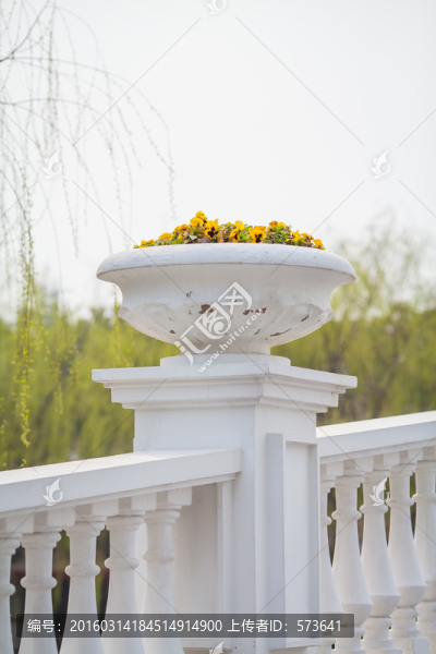 歐式建筑,花壇