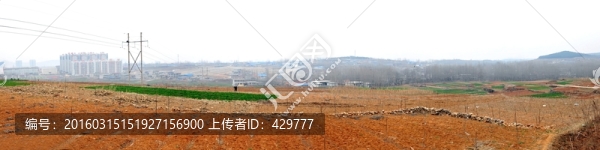 田地大圖,,田野全景圖,春