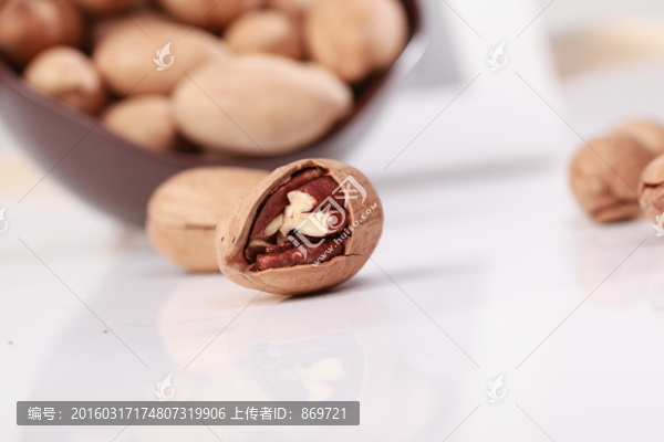 碧根果特寫