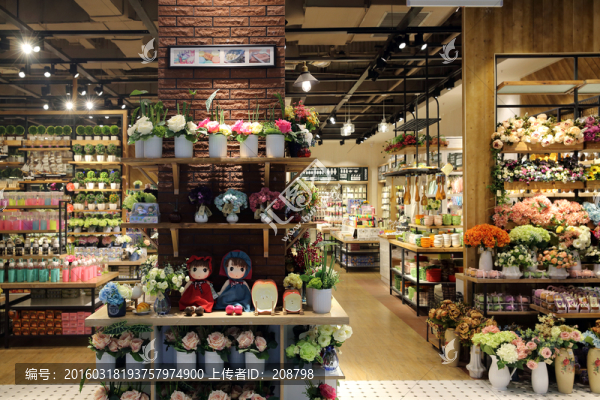 花店,飾品店