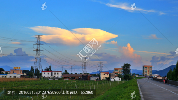 鄉(xiāng)村日落