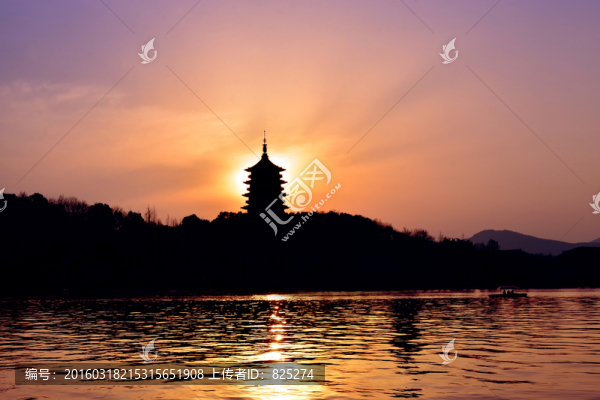 杭州醉美西湖,雷鋒夕照