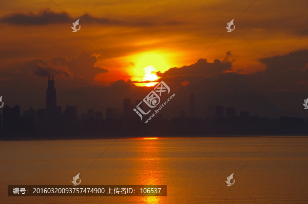 深圳灣日出