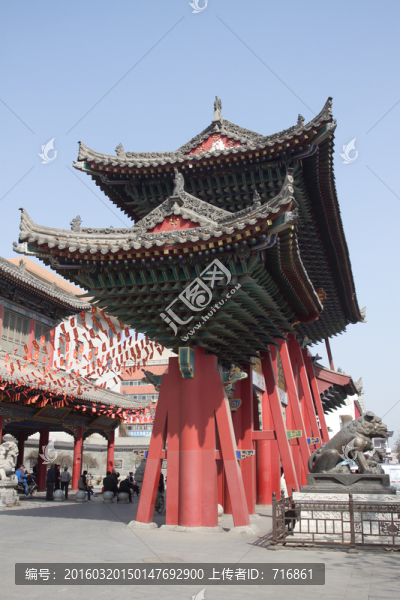 西安都城隍廟牌樓