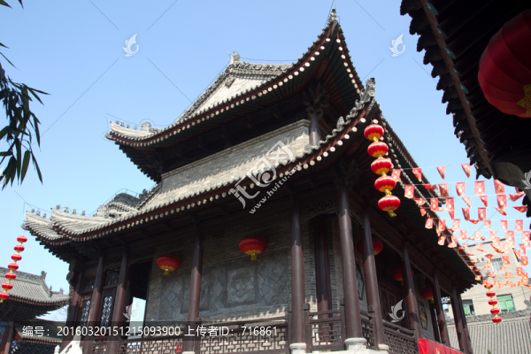西安都城隍廟戲樓