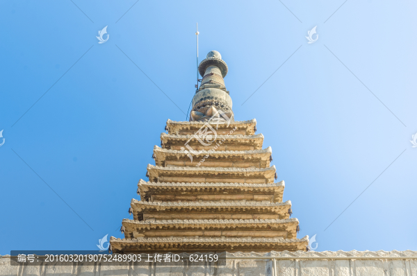 五塔寺五塔之一