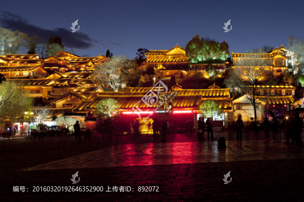 麗江,夜景