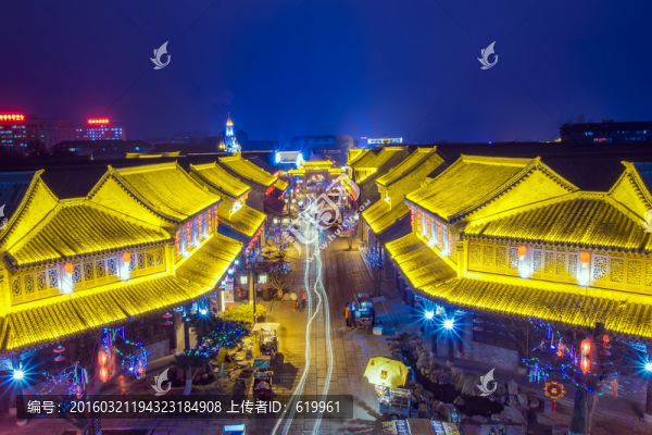 青州古街夜色