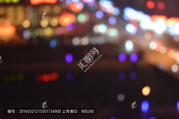 都市風(fēng)光霓虹燈
