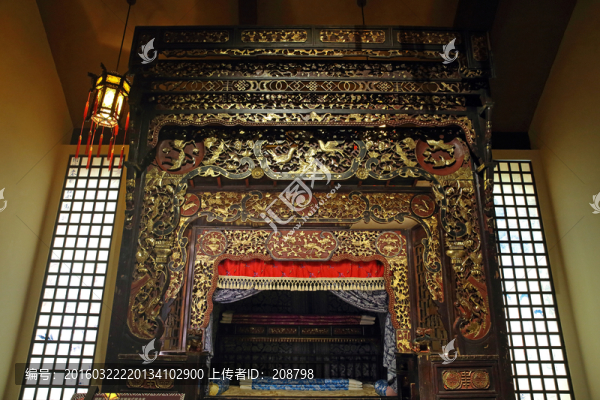 古代拔步床
