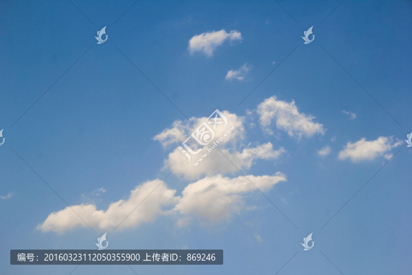 藍天白云