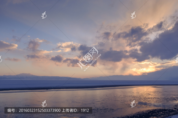賽湖夕照