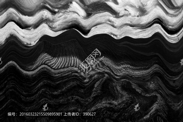黑白裝飾畫山地,（未分層）