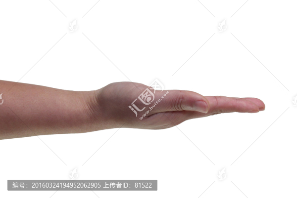 托起手勢