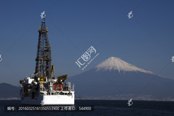 貨輪,富士山