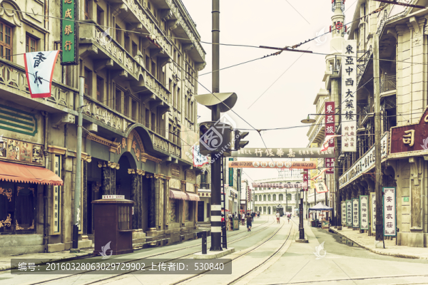 老上海街景