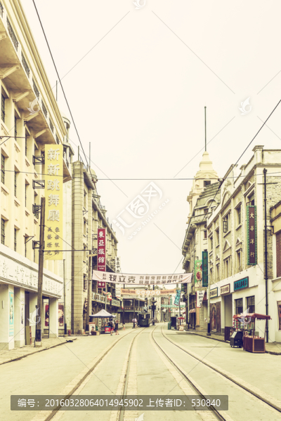 老上海街景