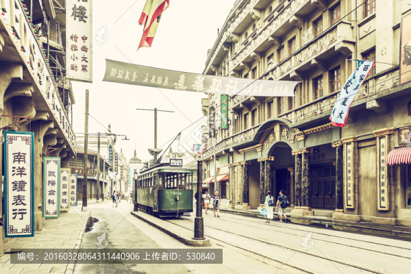 老上海街景