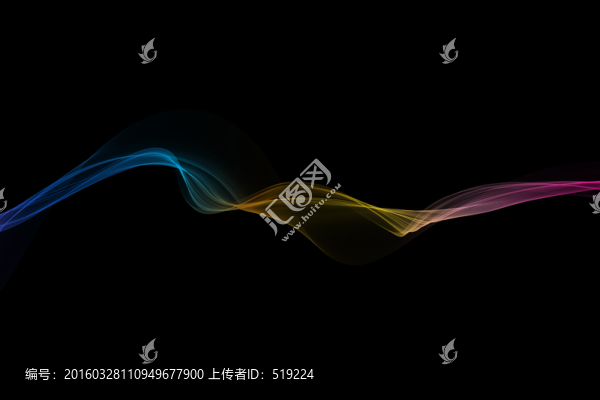 綢帶,煙幕,水墨,未分層