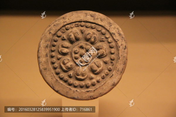 唐,蓮花紋瓦當(dāng)