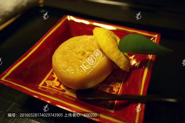 米其林三星懷石料理柚子豆腐