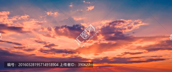 晚霞,火燒云