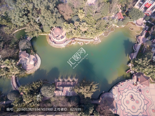 航拍小區(qū)景觀