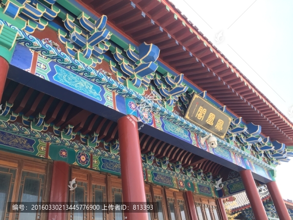 復(fù)古建筑一角