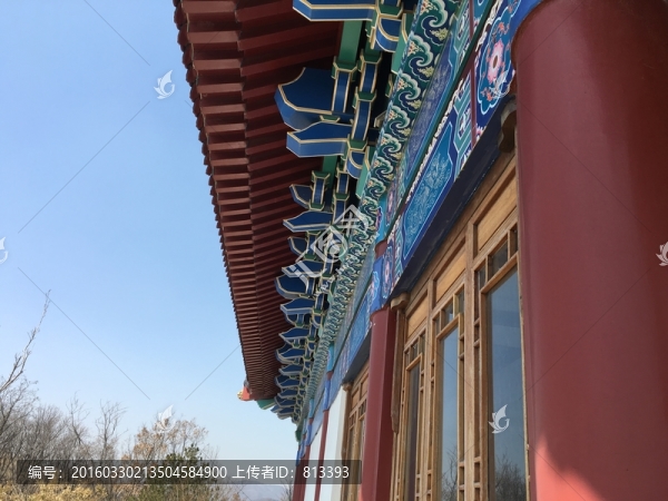 復(fù)古建筑一角