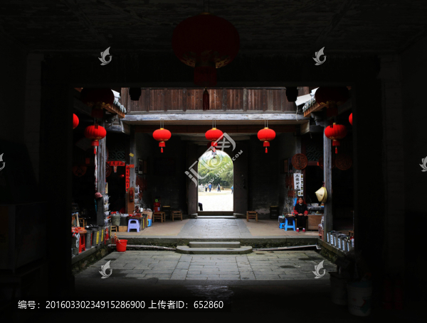 福建土樓,內(nèi)景
