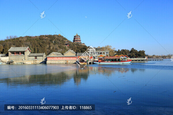 月照,頤和園,萬壽山,佛香閣