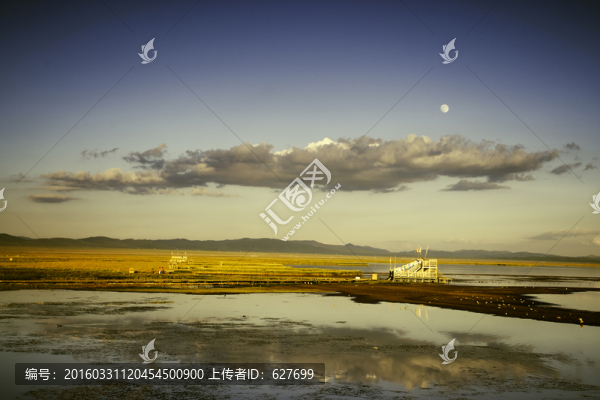 花湖日落