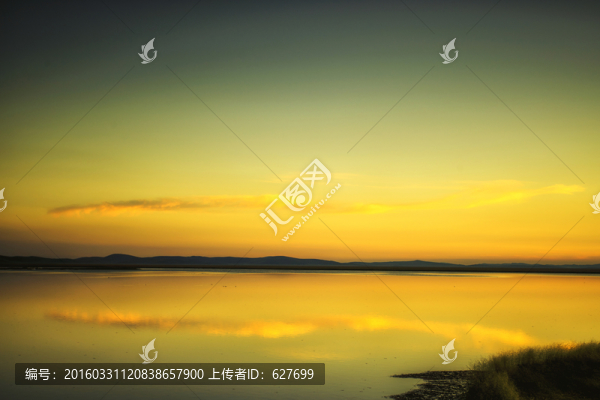 花湖日落