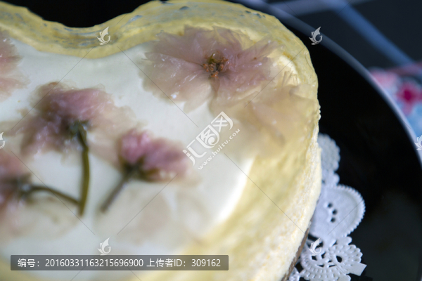 櫻花果凍乳酪蛋糕