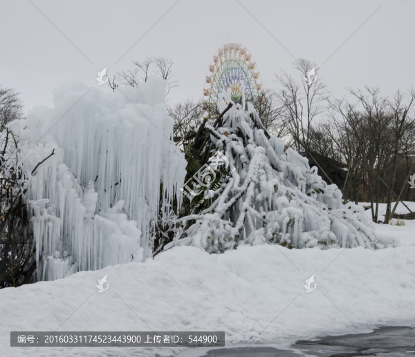 富士山冰雪