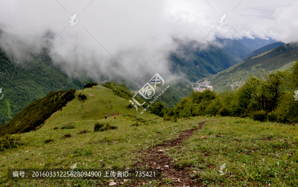 群山,峽谷
