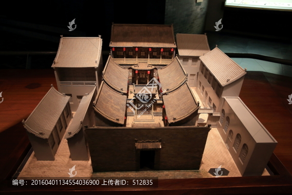 渠家大院模型