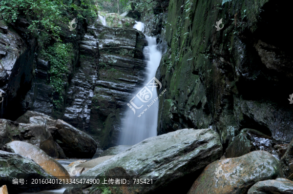 山泉,瀑布