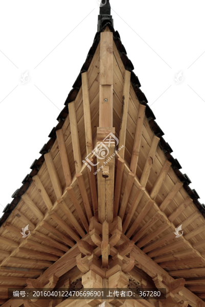 中式建筑之屋角特寫