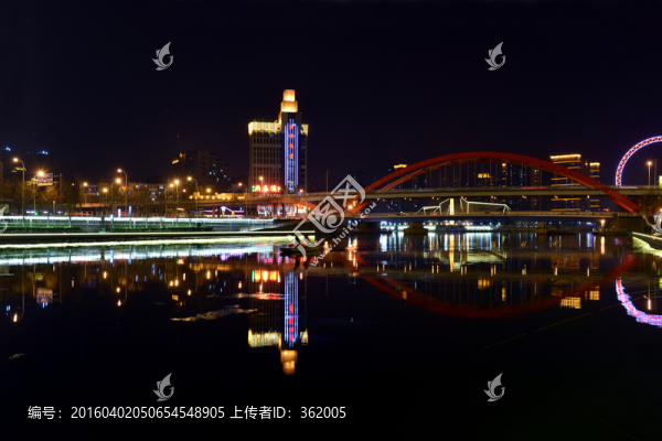 天津海河夜景