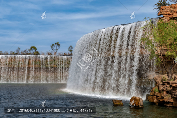 云南昆明瀑布公園