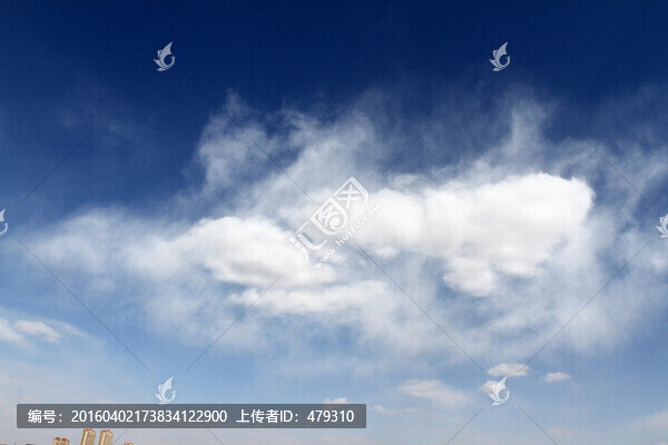 天空,云彩,藍(lán)天,白云,云,晴