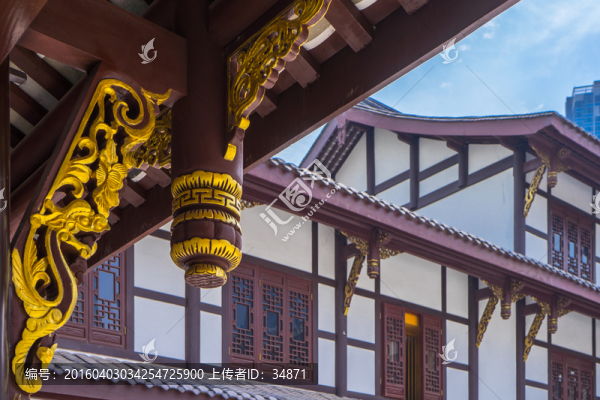 古建筑結(jié)構(gòu)特寫